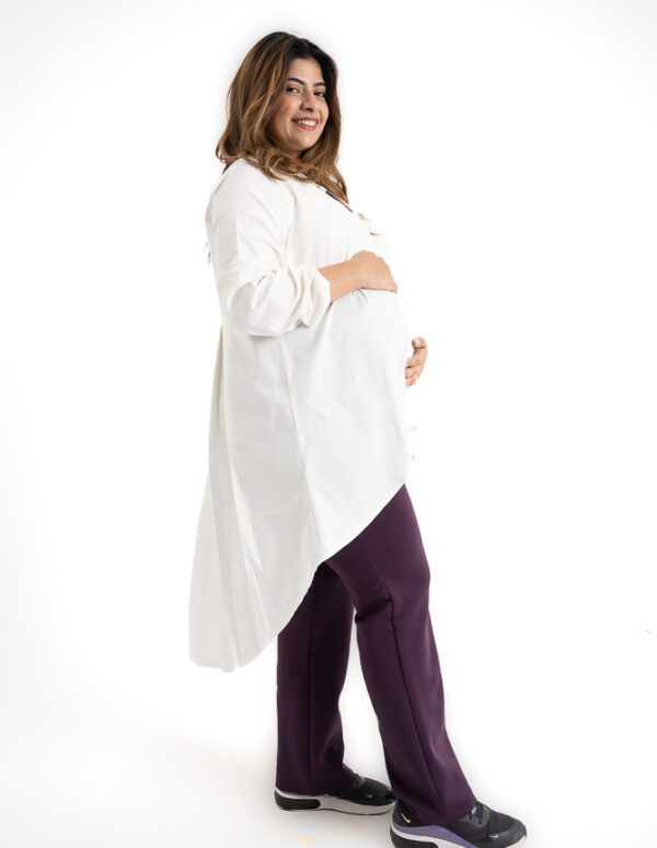 Tonic flowy top - White, XXL