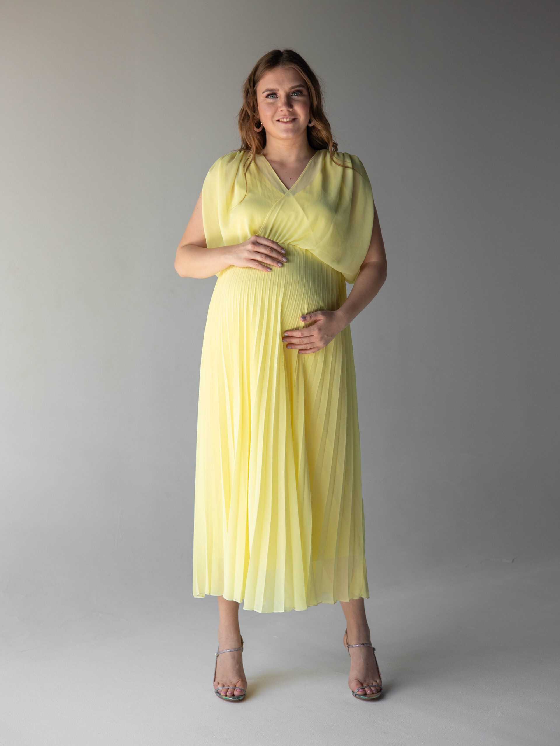 Chiffon Plissé Dress