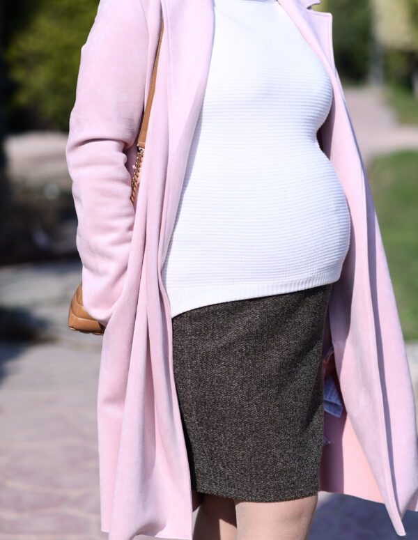 Plaid Skirt - Olive, M