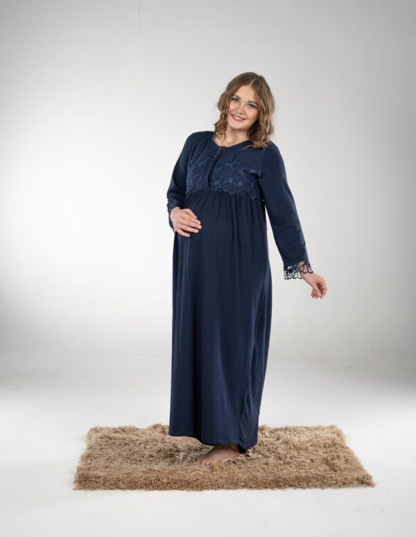 SM204-Maxi Gown - XXL, Dark Blue