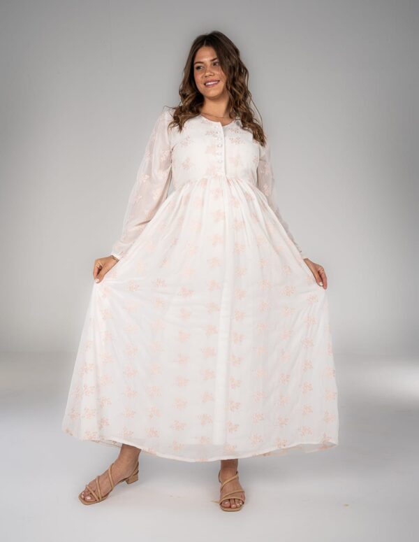 The Maxi embroidered dress