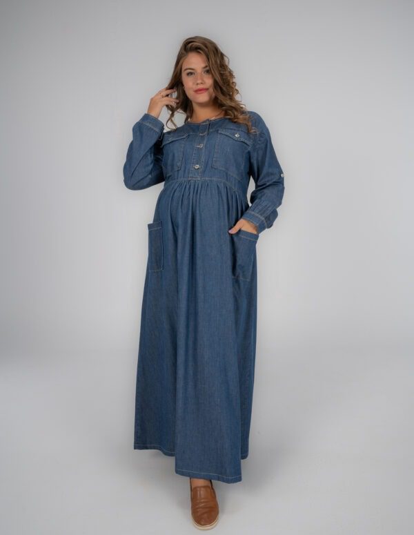 The Maxi Jeans Dress - S, Jeans