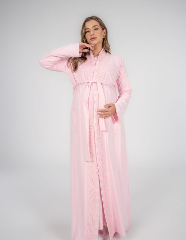 Fall and Spring Maternity Maxi Robe