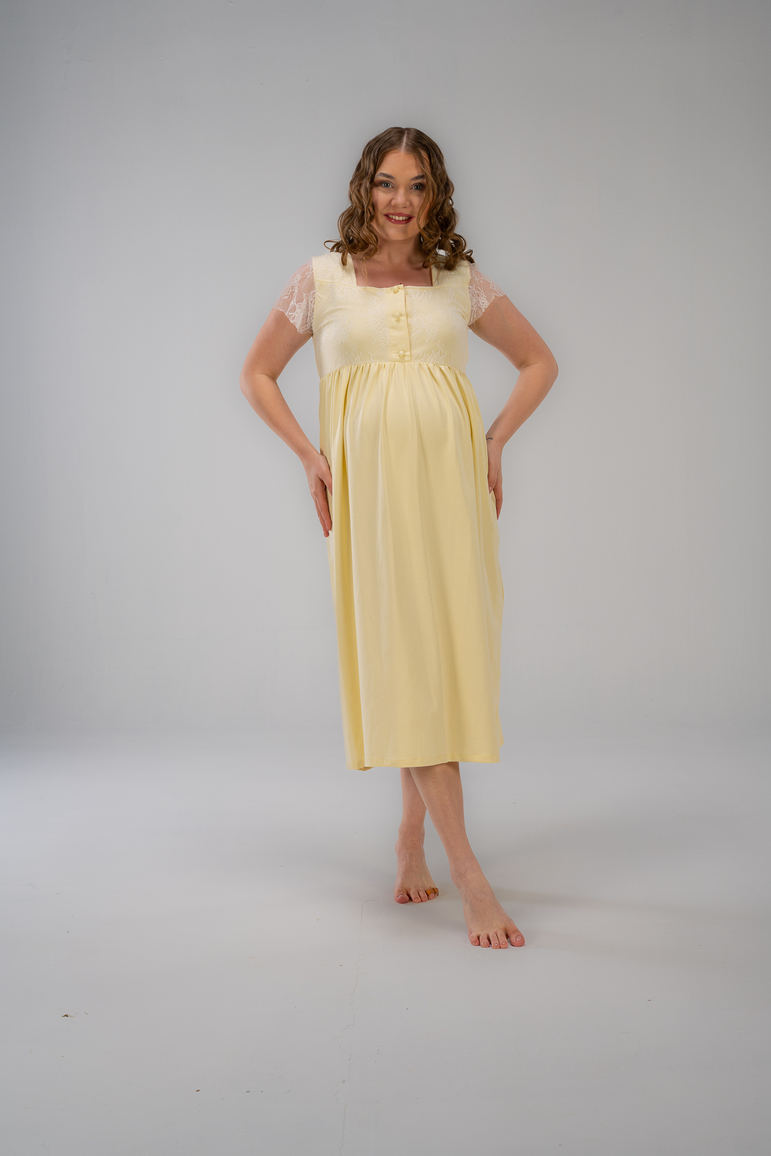 maternity nightgown summer in 5 colors