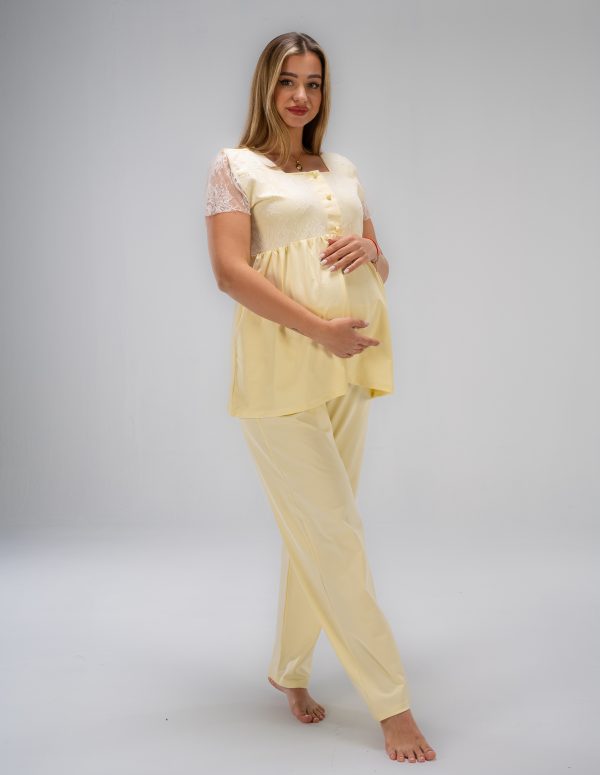 SM205 - Half Sleeve PJ - Yellow, XXL