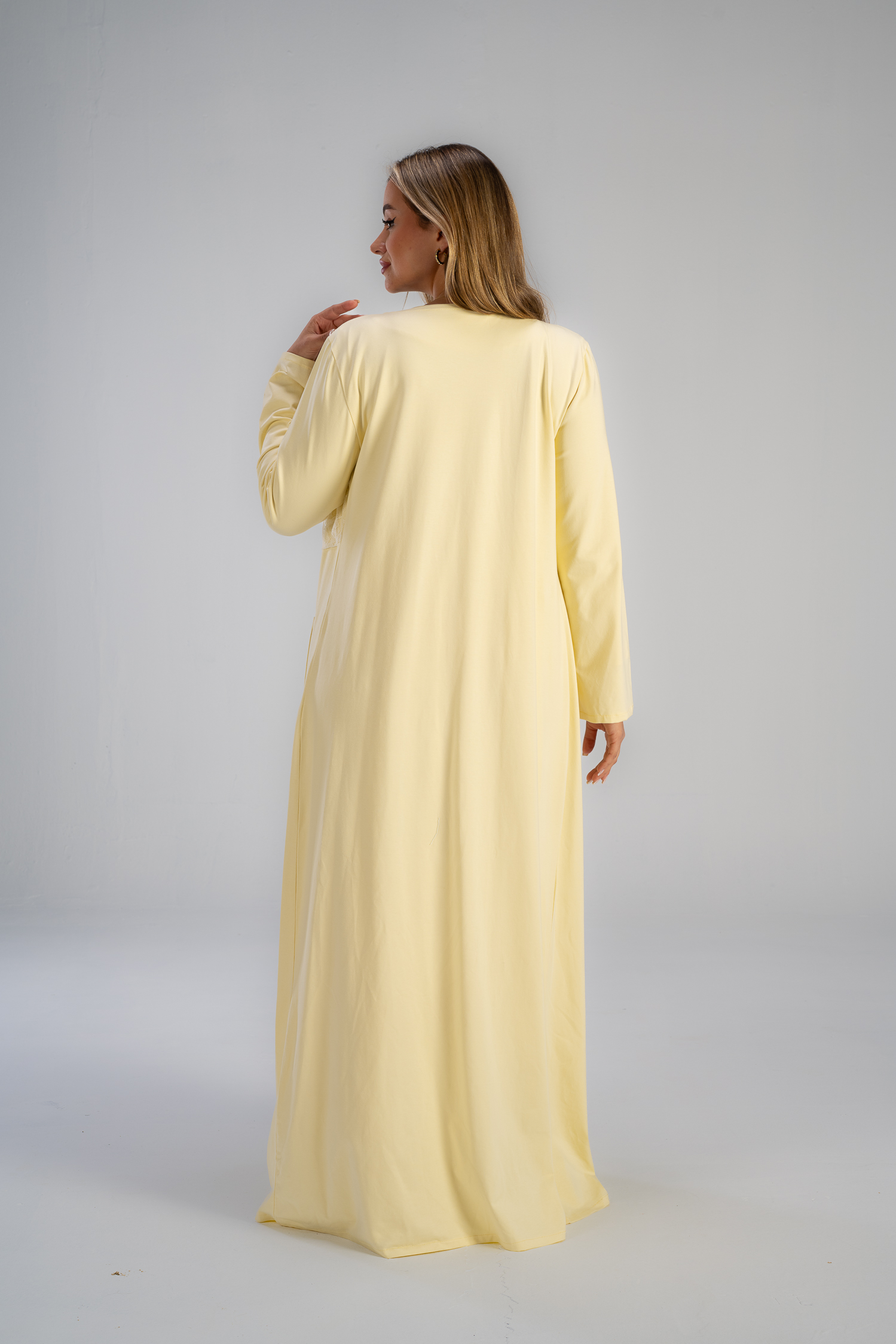 Maternity Summer Long Gown + Robe | Mom To Be