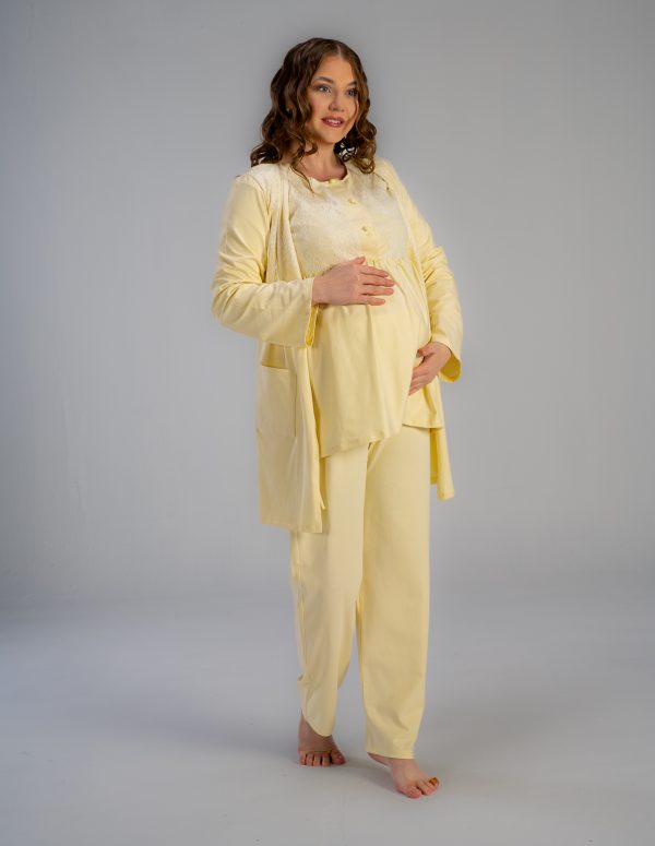 SM205 - Yellow Short Robe