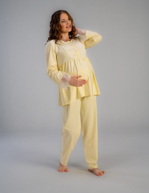 SM205 - Yellow Long Sleeve PJ