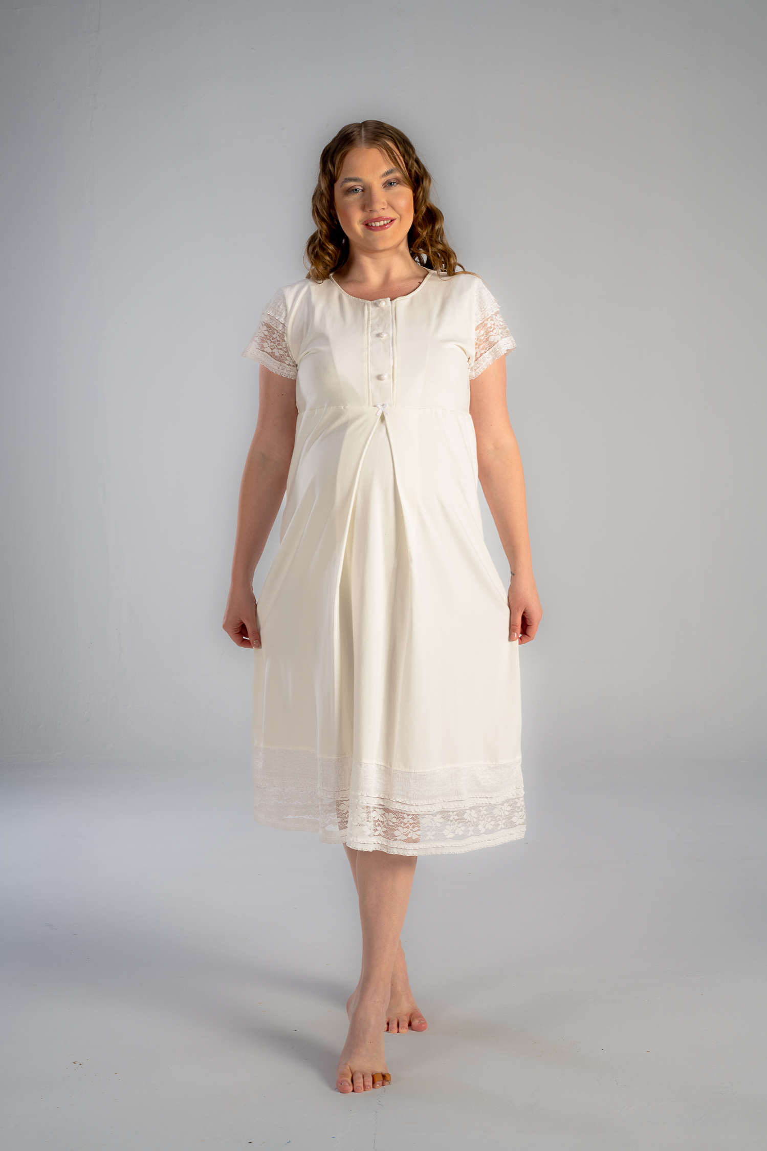 maternity nursing gown