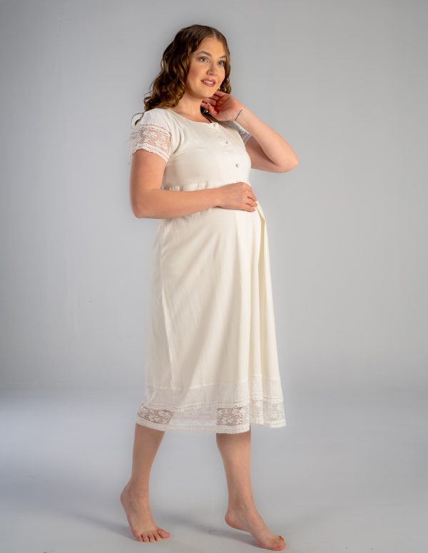 maternity nursing gown