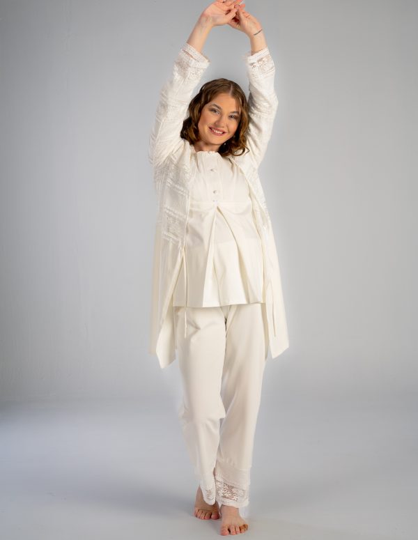 long sleeve maternity pj