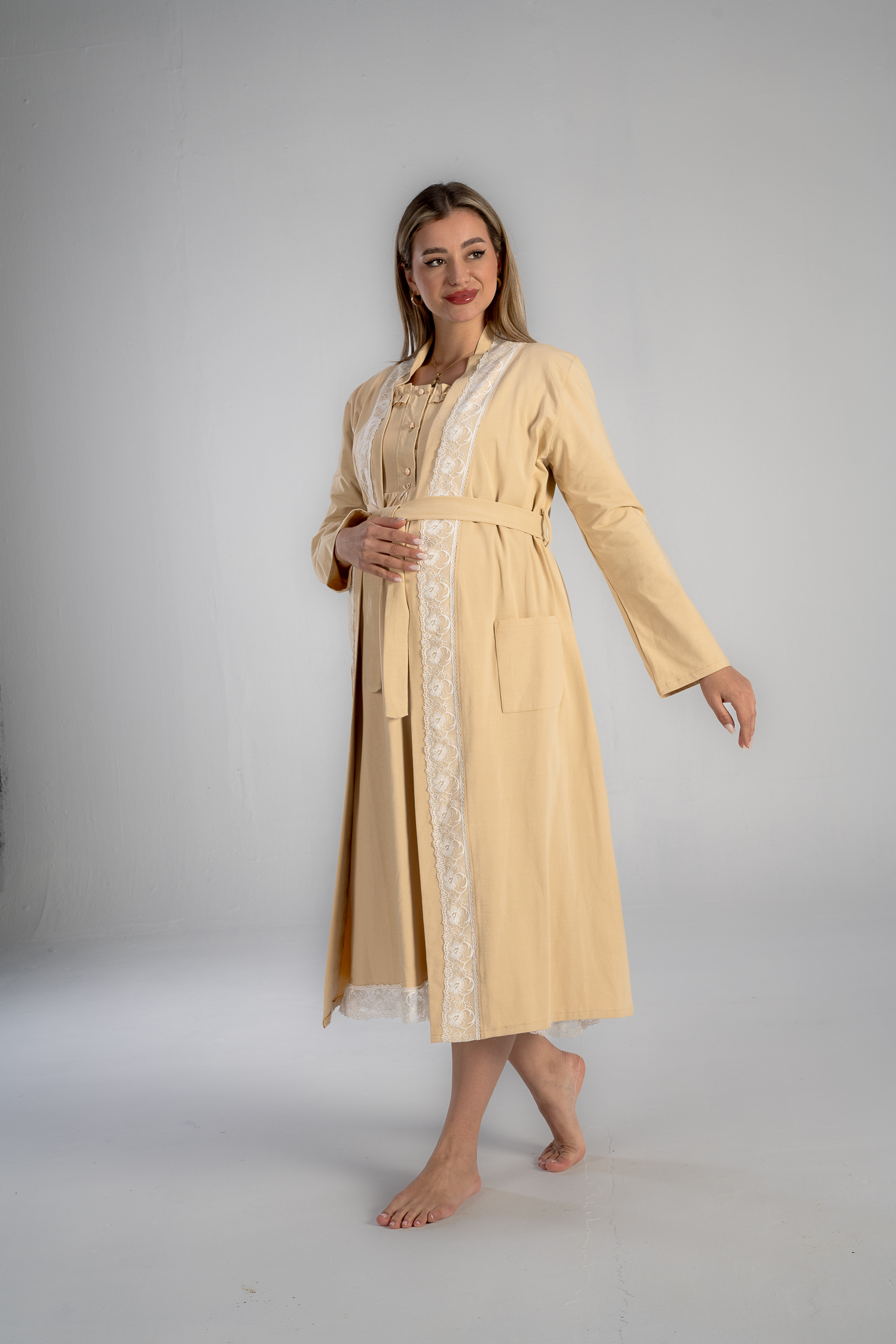 midi nightgown for maternity