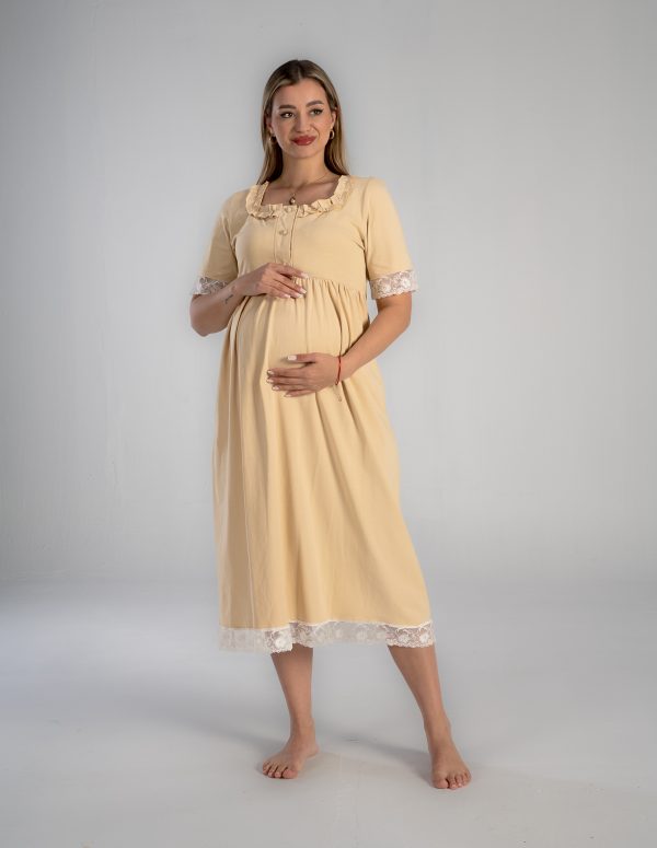 maternity midi nightgown shop now!