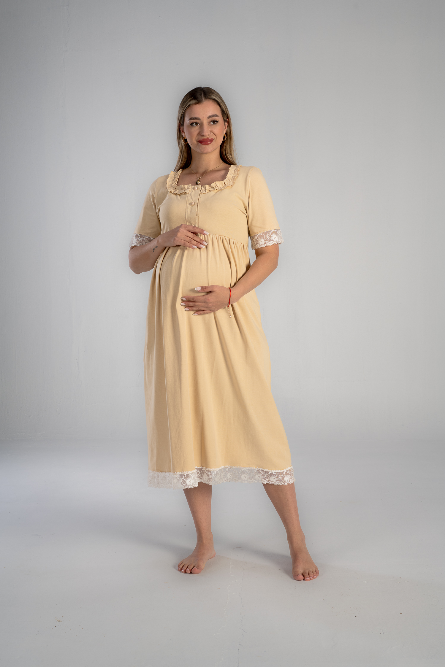 maternity midi nightgown shop now!