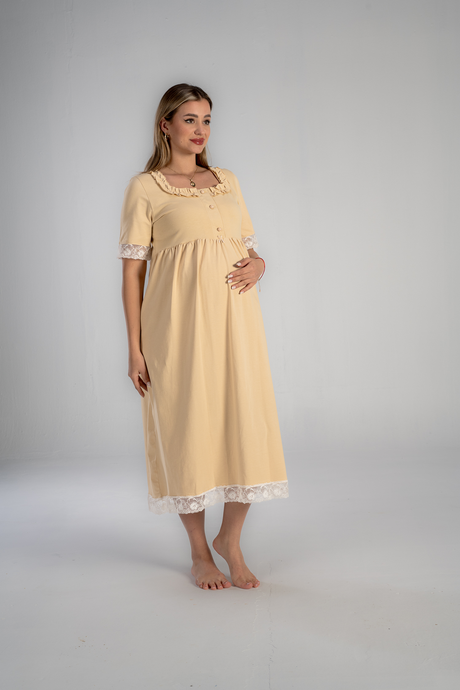 midi nightgown for maternity