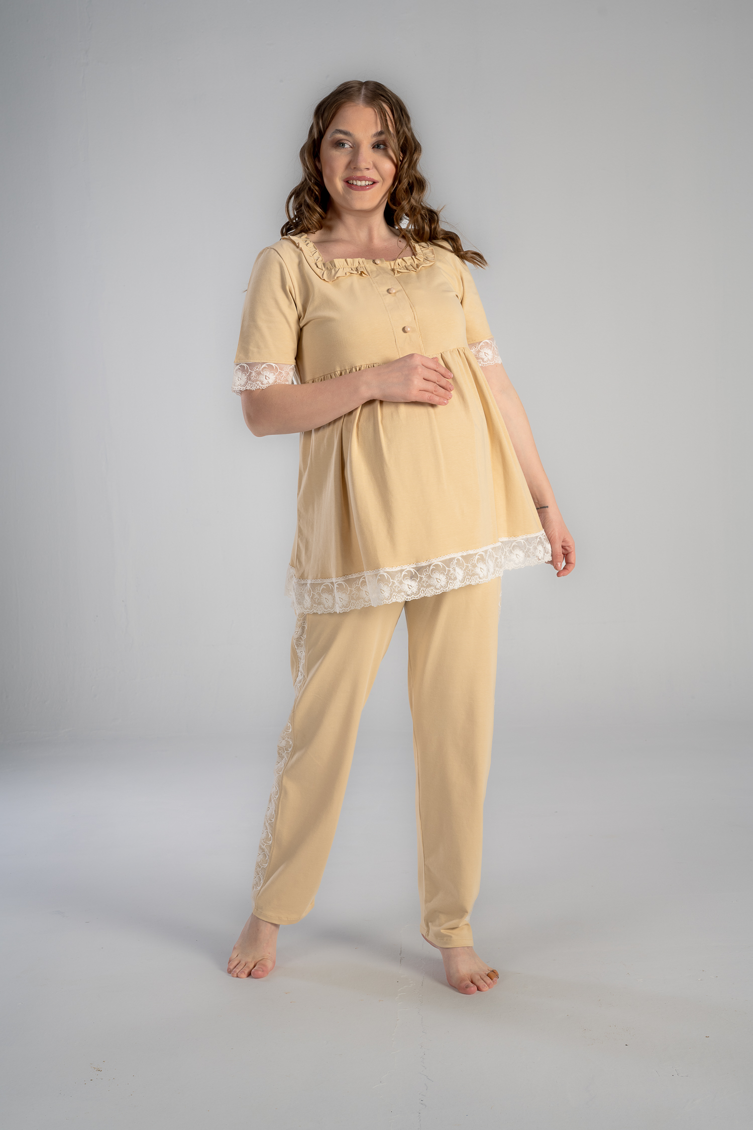 half sleeve maternity pj