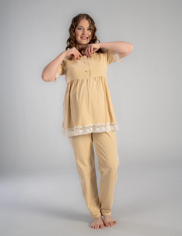 Maternity And Nursing Half Sleeve PJ | 5 Colors