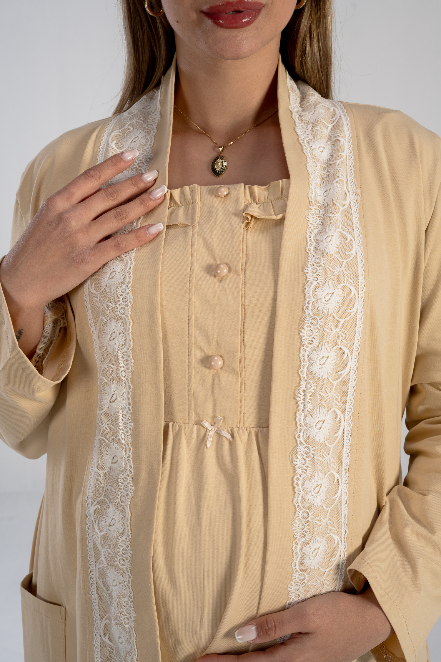 midi nightgown for maternity