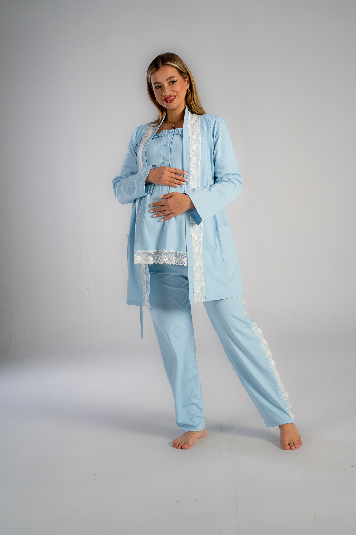 DSC_0966 (1) Maternity And Nursing Half Sleeve PJ | 5 Colors