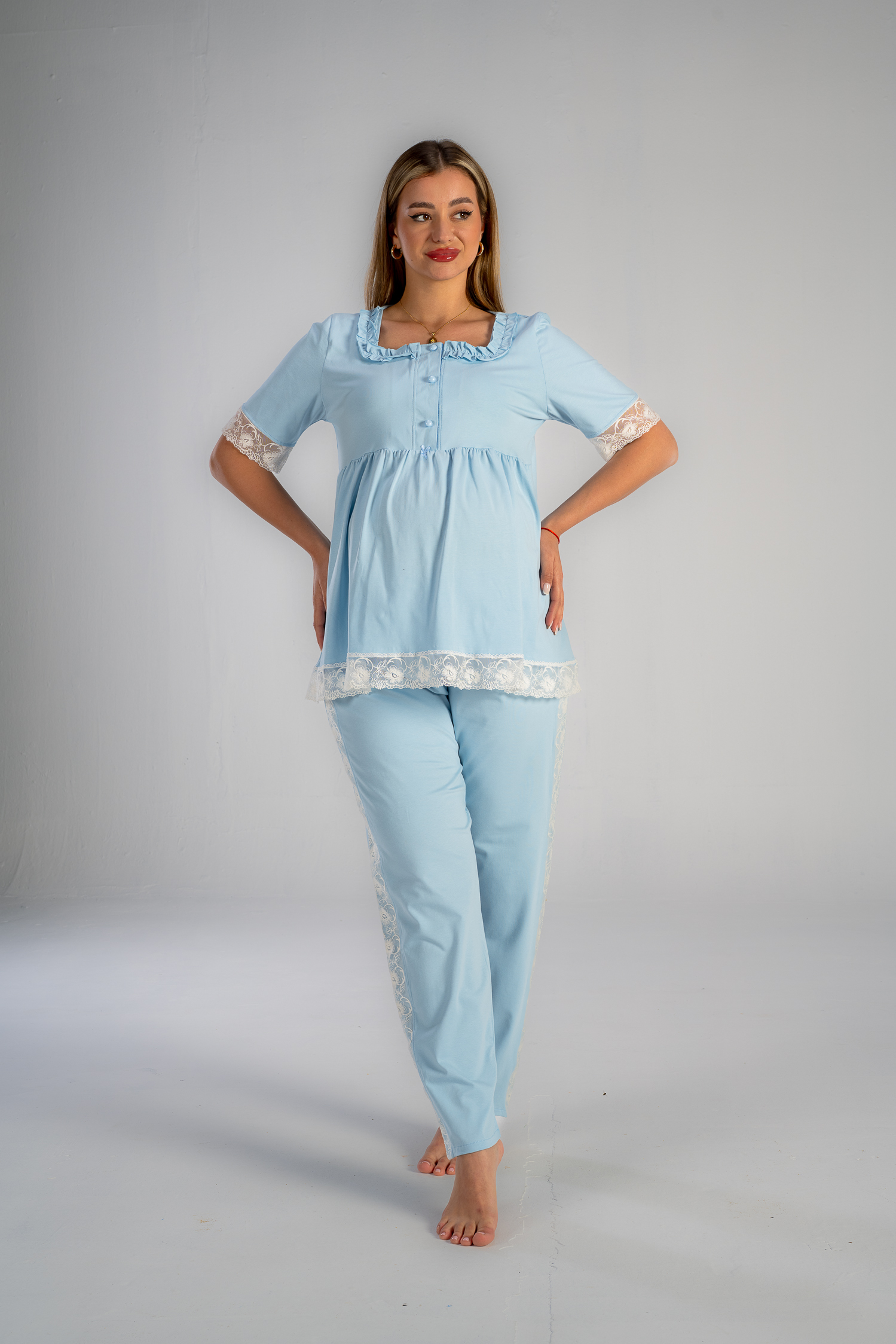 half sleeve maternity pj