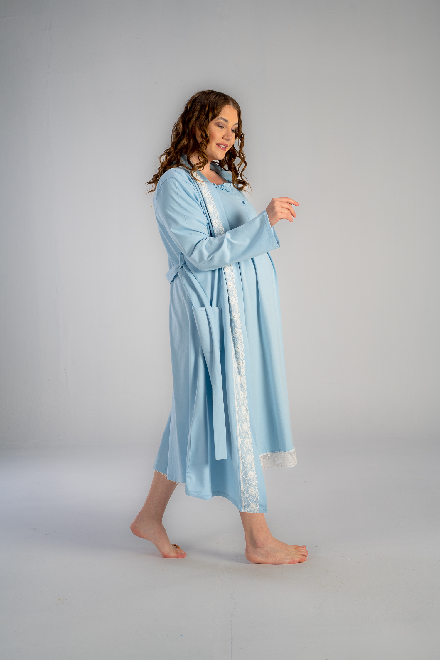 midi nightgown for maternity