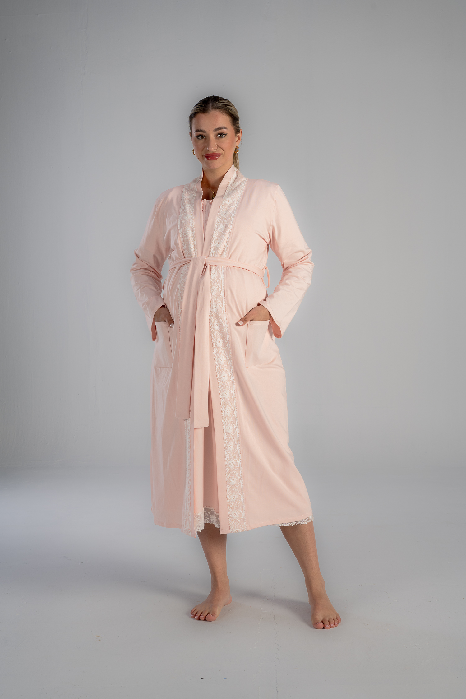 midi nightgown for maternity