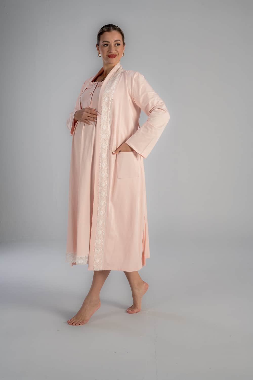 midi nightgown for maternity