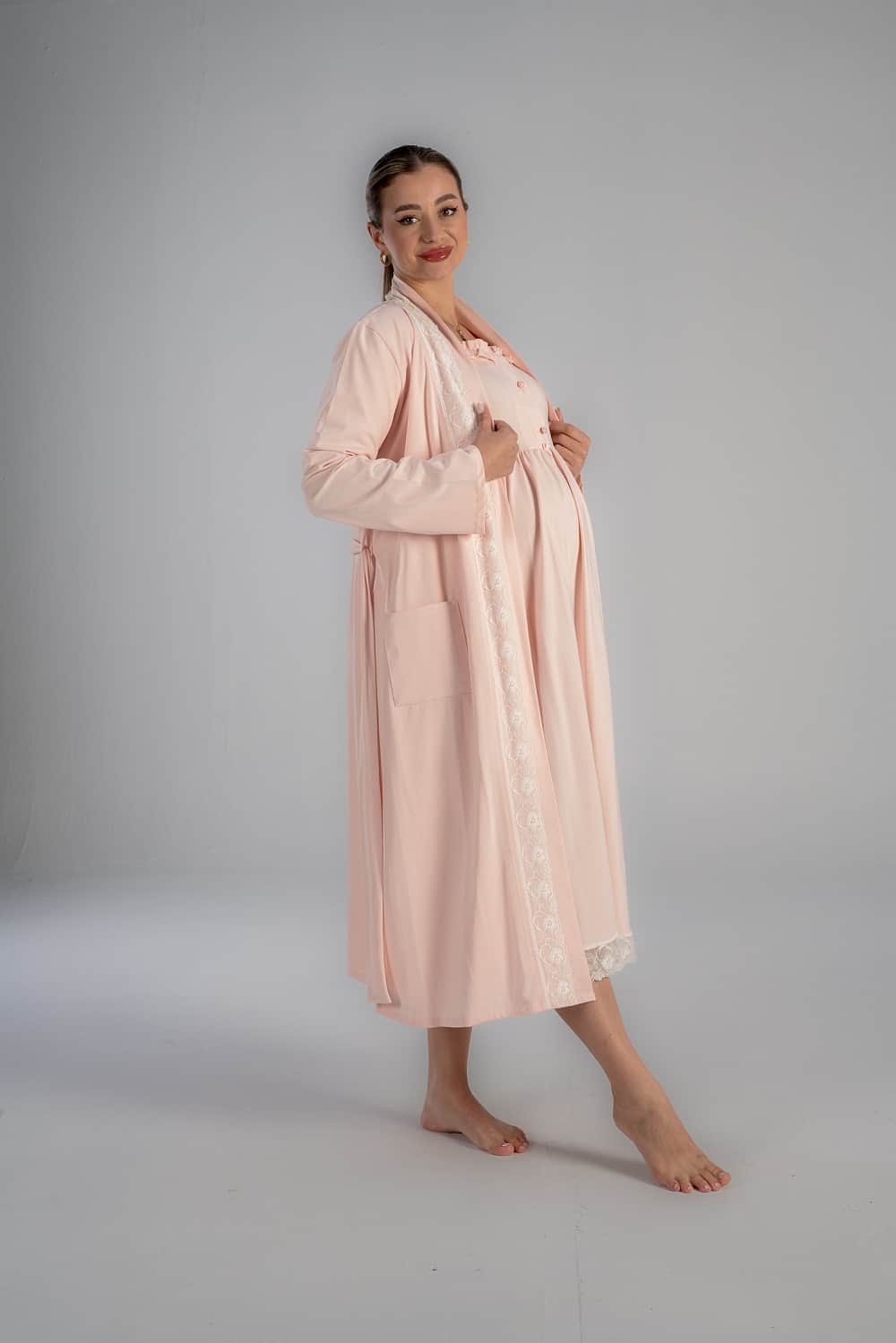 midi nightgown for maternity