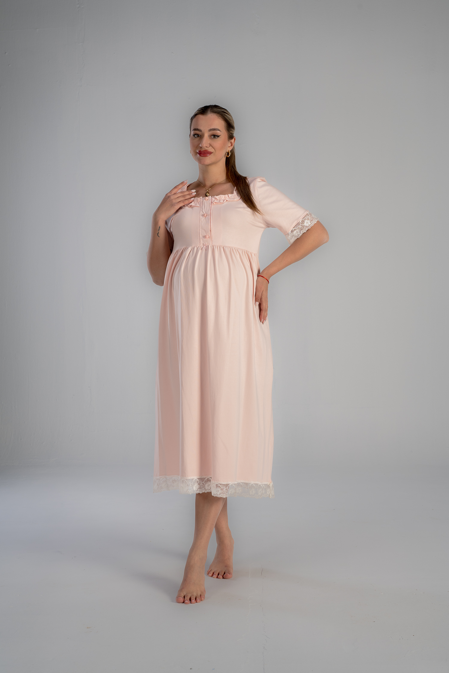 midi nightgown for maternity