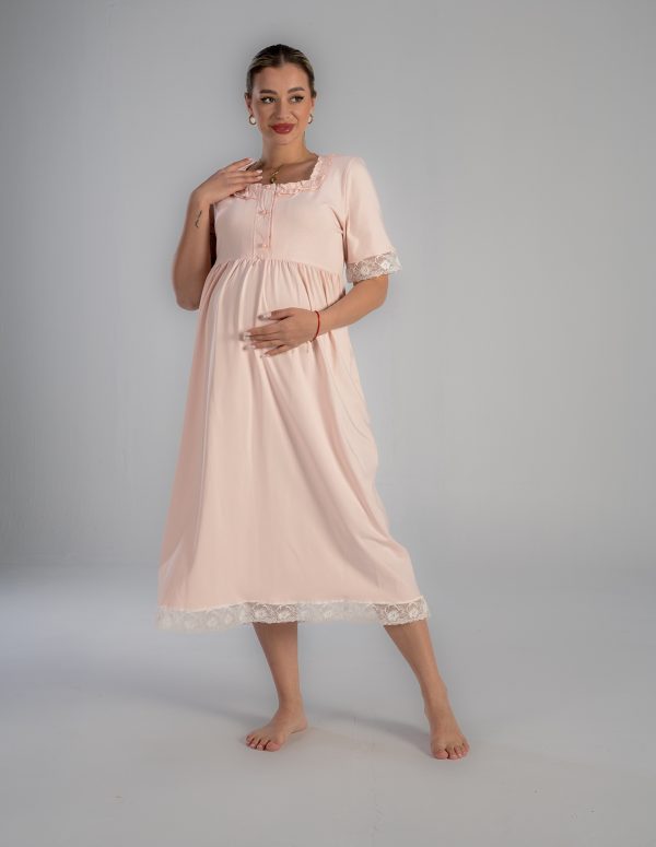 maternity midi nightgown shop now!
