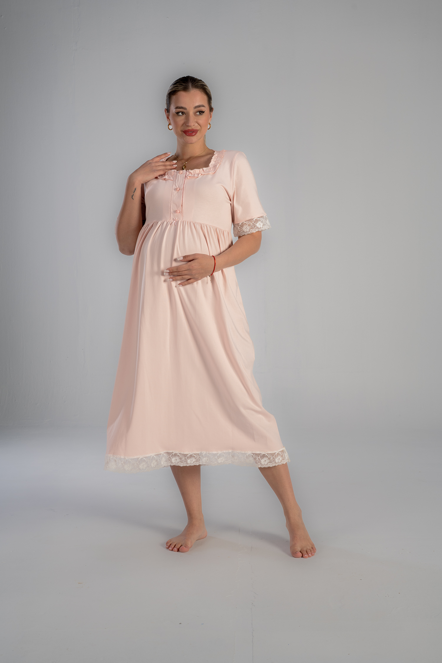 maternity midi nightgown shop now!