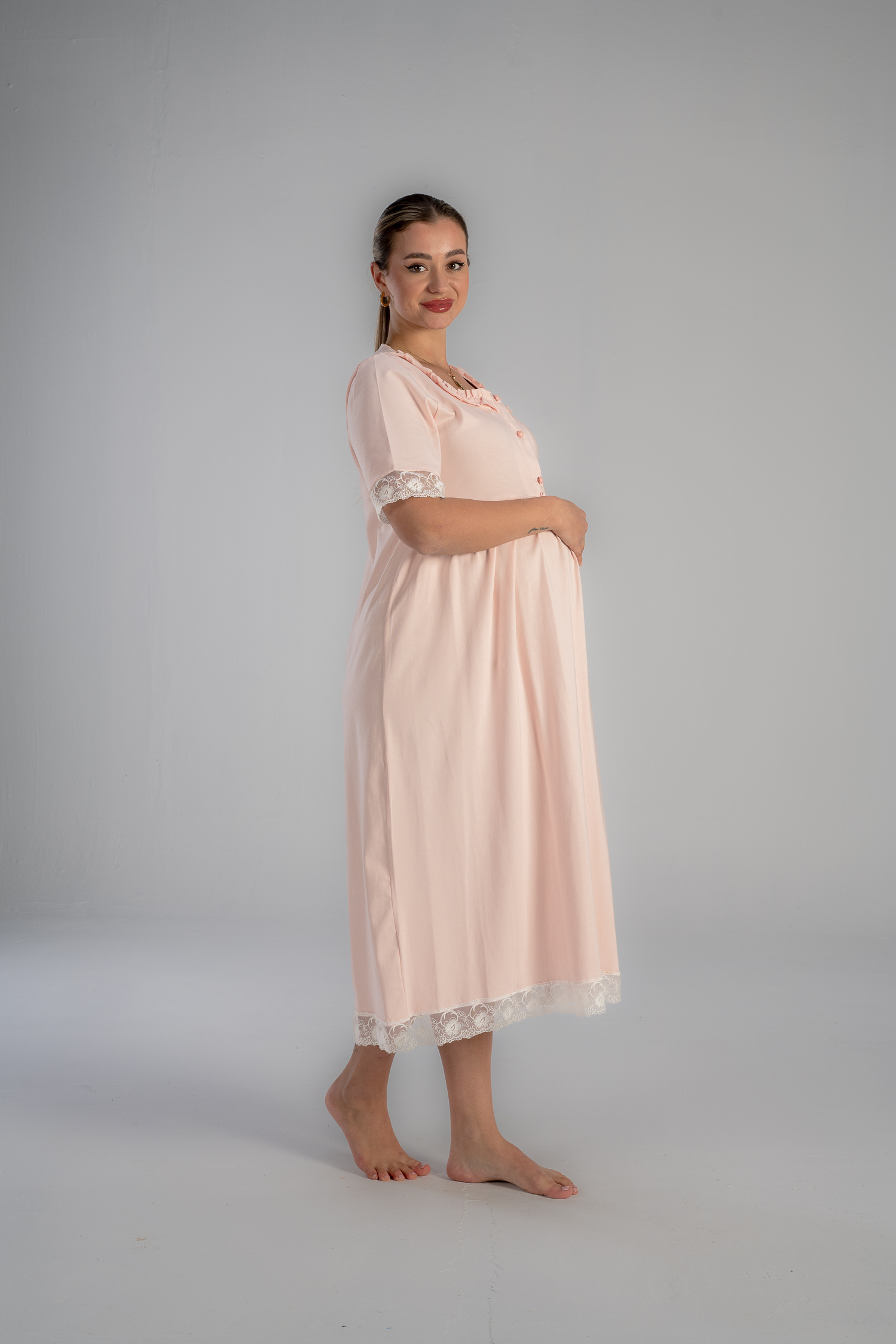 midi nightgown for maternity