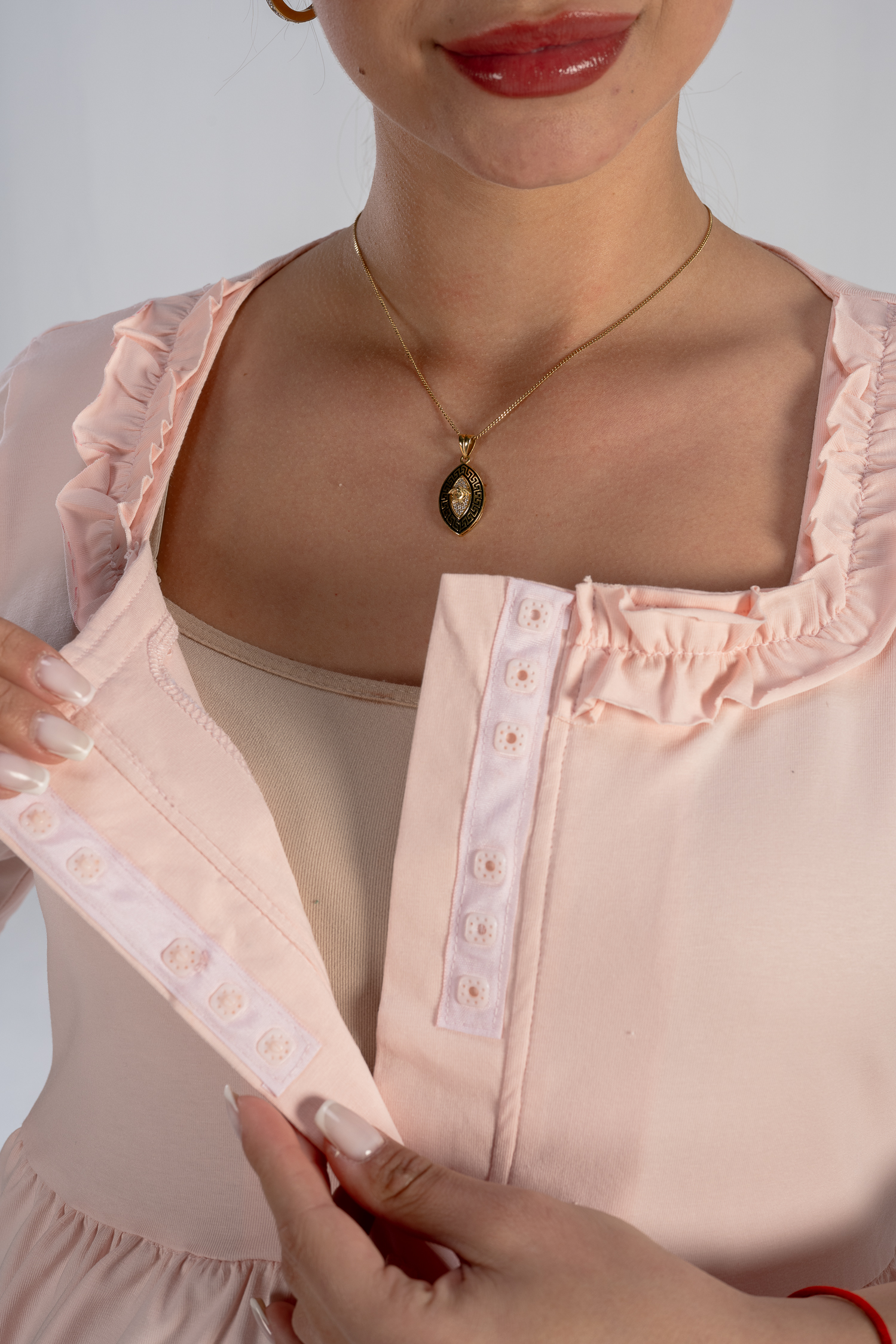 midi nightgown for maternity