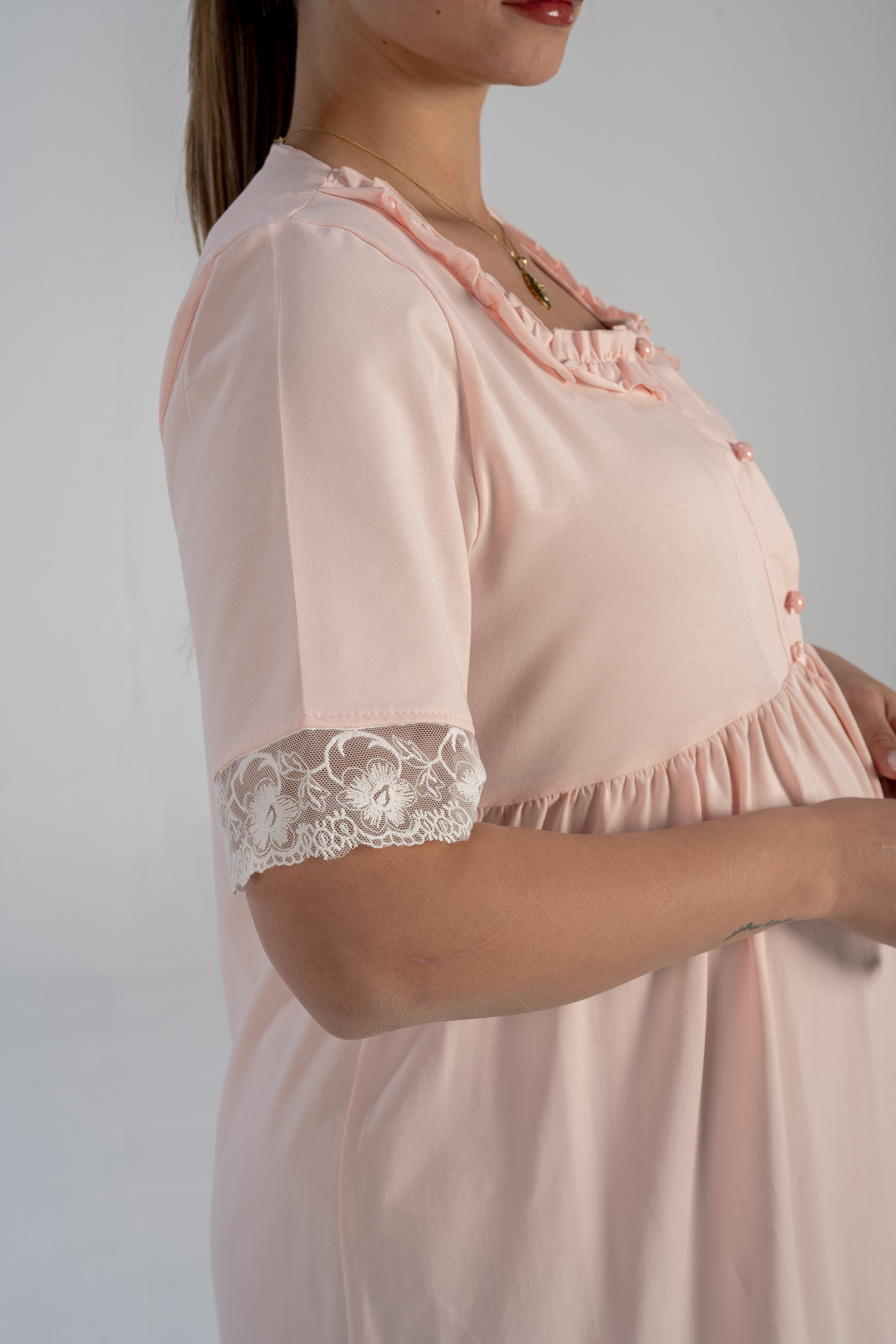 maternity midi nightgown shop now!