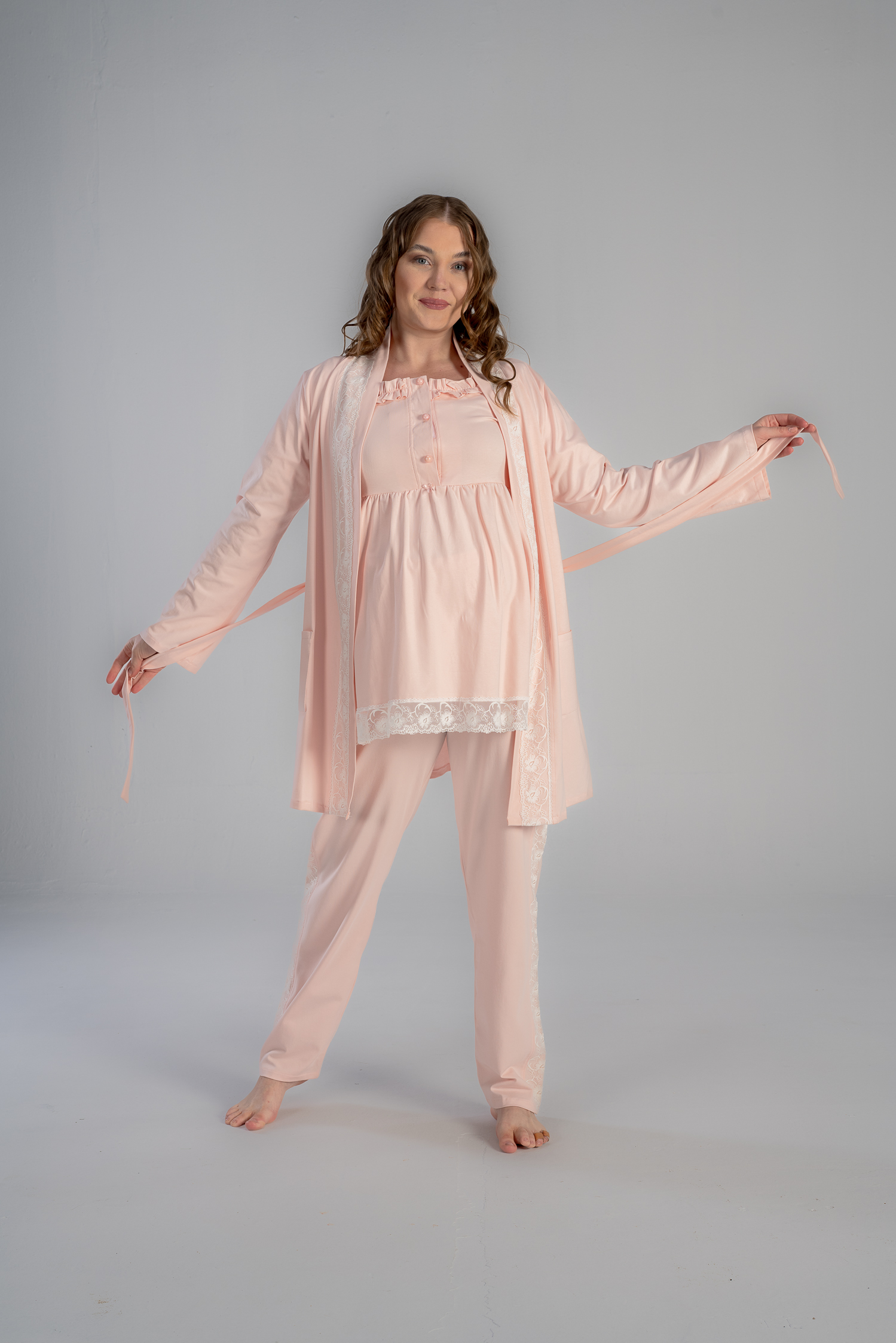 DSC_1143 (1) Maternity And Nursing Half Sleeve PJ | 5 Colors