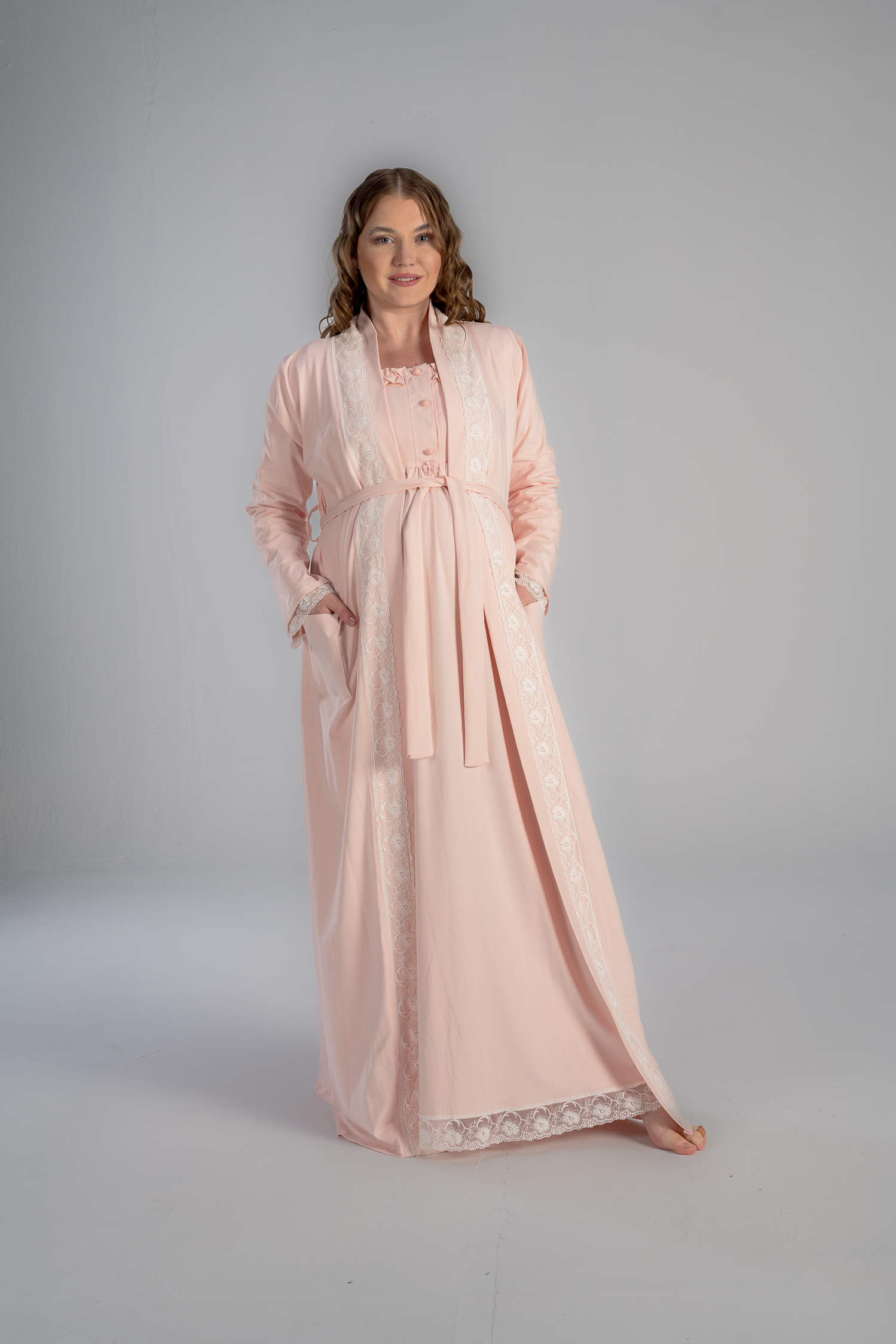 DSC_1241 (1) Comfy maxi maternity gown with sleeves