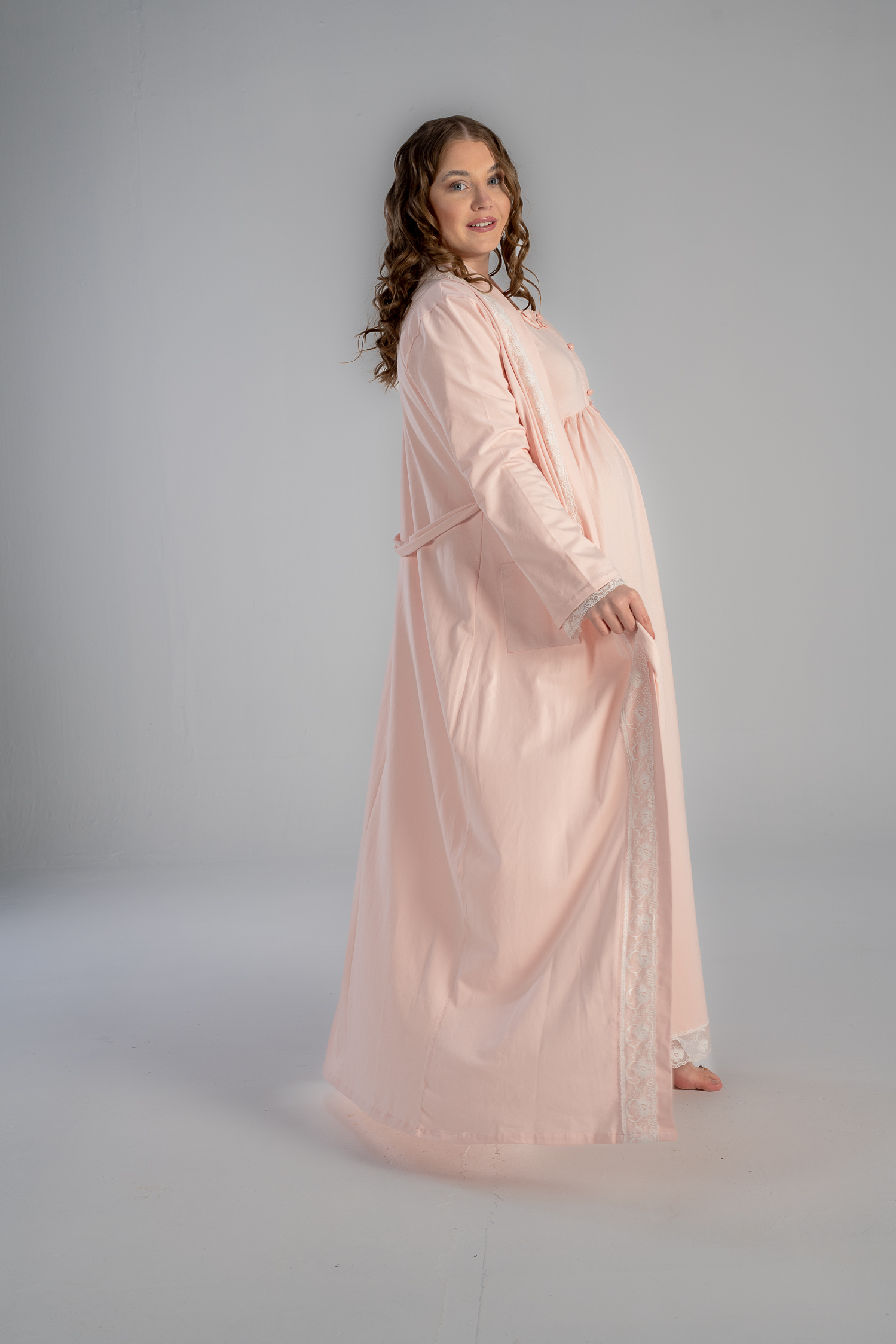 DSC_1253 (1) Comfy maxi maternity gown with sleeves